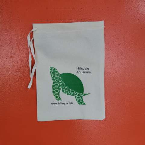 8x12 Duck Cotton Drawstring Bag